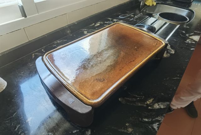 Plancha de asar de terracota