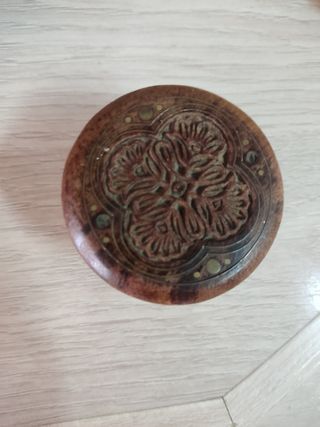 Cajas madera redondas