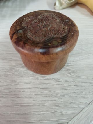 Cajas madera redondas