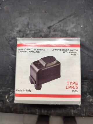 Pressostato di minima