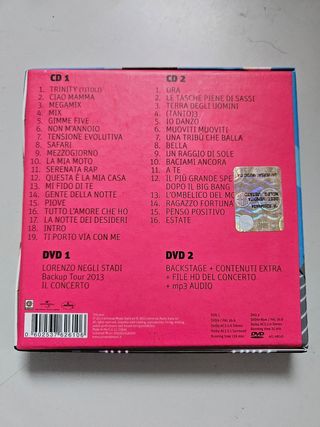 Cd DVD Lorenzo Cherubini Jovanotti quadruplo