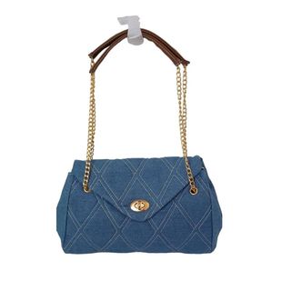 Bolso para Mujer Moda Denim Jeans Herraje dorado