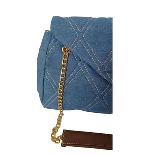 Bolso para Mujer Moda Denim Jeans Herraje dorado