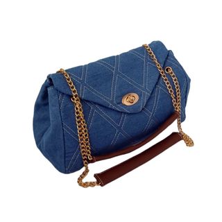 Bolso para Mujer Moda Denim Jeans Herraje dorado