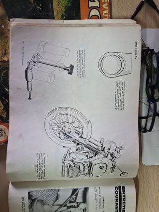 Revue moto BMW serie R y vespa