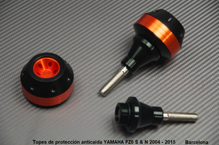 Topes protección anticaída YAMAHA FZ6 S 2004 2015