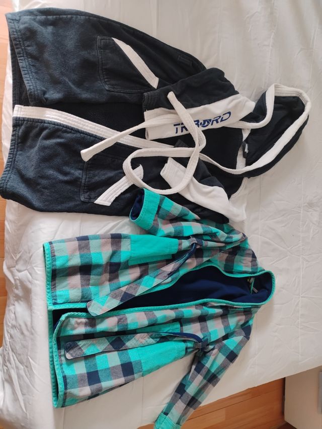 Lote niño,bata más albornoz