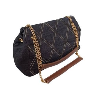 Bolso de Hombro para Mujer Moda Denim Vaquero Azul