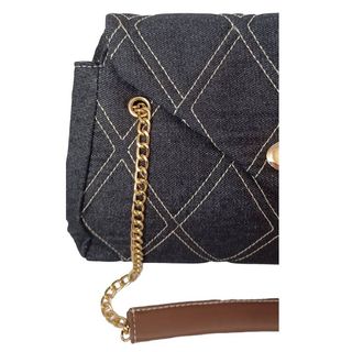Bolso de Hombro para Mujer Moda Denim Vaquero Azul