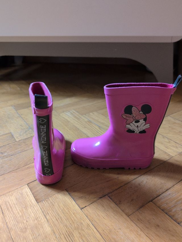 Catiuscas Disney rosas talla 26