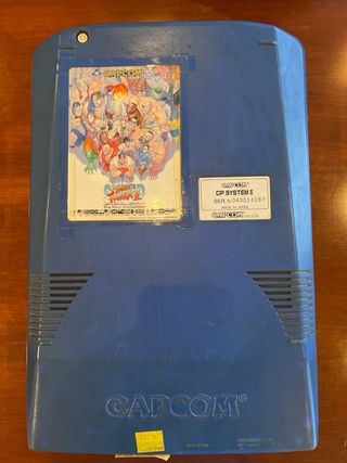 Placa de circuito impresso Capco CPS CP System 2 Super Street Fighter Il Blue Jamma A e B
