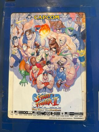 Placa de circuito impresso Capco CPS CP System 2 Super Street Fighter Il Blue Jamma A e B