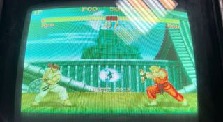 Placa de circuito impresso Capco CPS CP System 2 Super Street Fighter Il Blue Jamma A e B