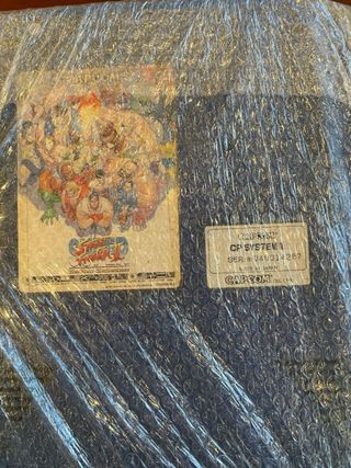 Placa de circuito impresso Capco CPS CP System 2 Super Street Fighter Il Blue Jamma A e B