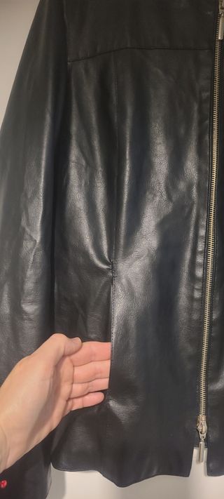 Chaqueta símil piel