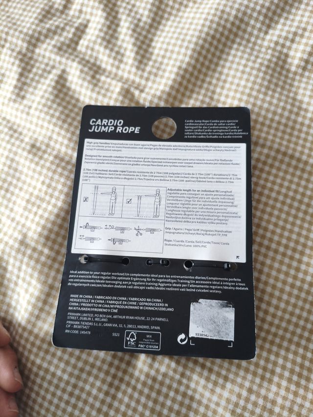 Cuerda cardio jump rope work out