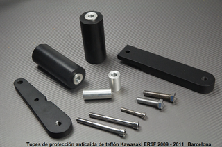 Topes protección anticaída Kawasaki ER6F 2009 2011