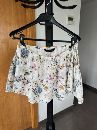 Top OffShoulder Zara Floral  Romántico fresc