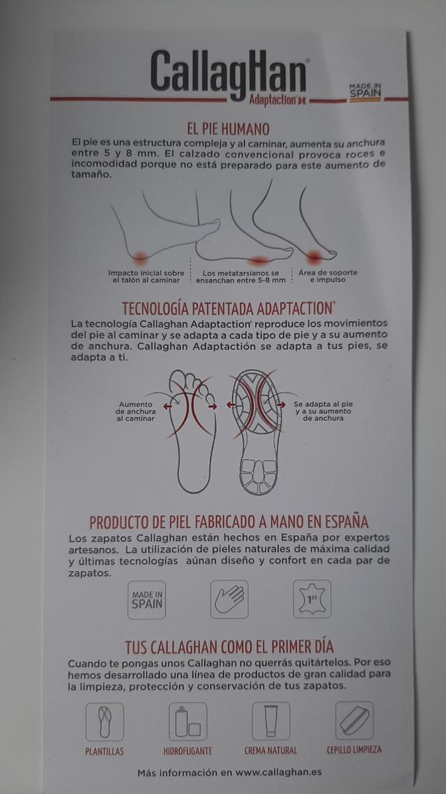 Zapatos piel Callaghan T.39