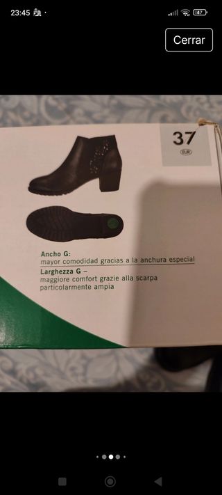 Botas número 37