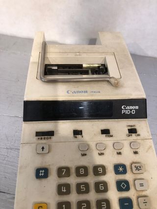 Calcolatrice canon design vintage stile elegante r