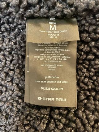 Cazadora vaquera mujer de borrego G Star Raw