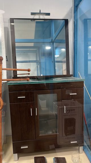 Lavabo armario baño