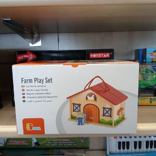 Viga- Fattoria con Accessori Valigetta, giochi