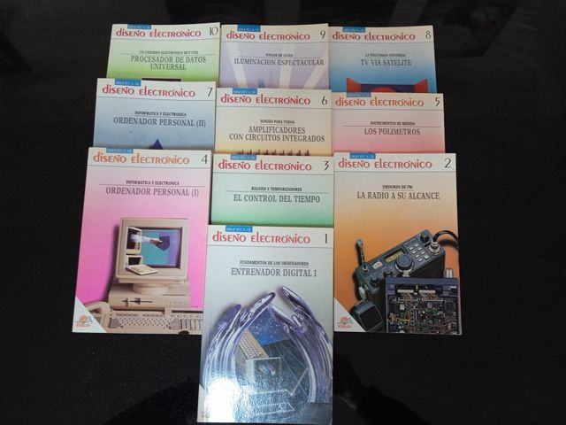 lote libros biblioteca de diseño electronico