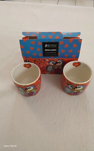 Coppia di tazze da caffè 