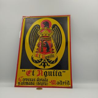 CHAPA ESMALTADA: "EL AGUILA"