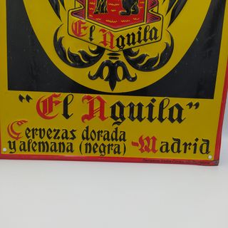 CHAPA ESMALTADA: "EL AGUILA"
