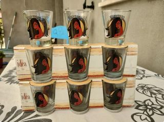 Idea set 9 bicchieri caffè in vetro