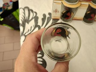 Idea set 9 bicchieri caffè in vetro