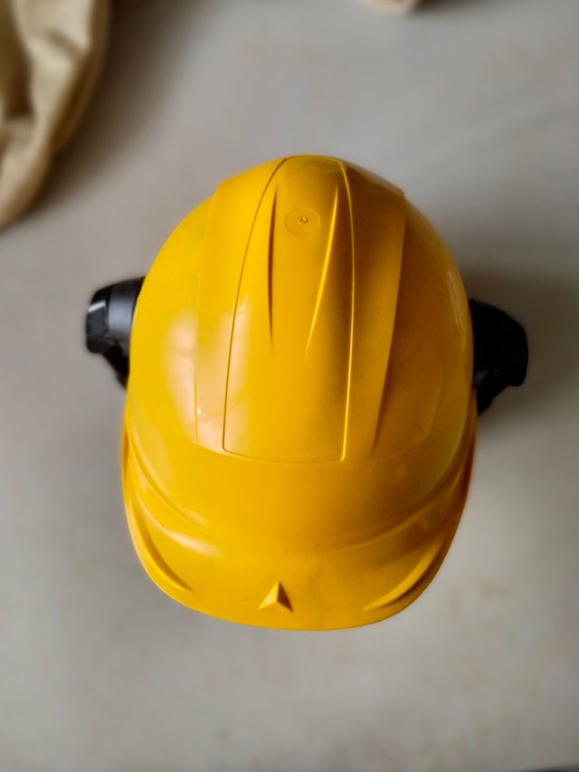 Casco seguridad con protectores auditivos