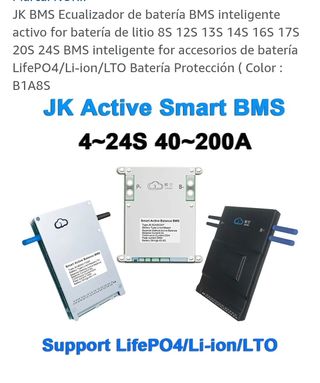 JK BMS ECUALIZADOR DE BATERIA INTELIGENT