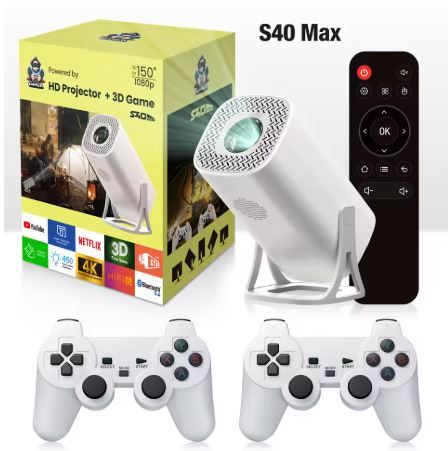 Proyector Salange S40 Max 4K HD 1080P Bluetooth