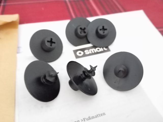 Smart Forfour sujeciones alfombrillas