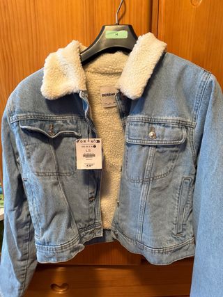 Chaqueta vaquera con borrego