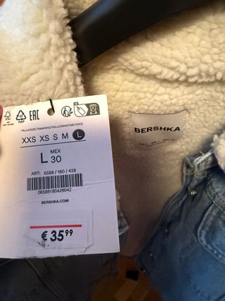 Chaqueta vaquera con borrego