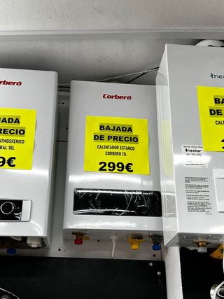 Calentador Corbero Estanco