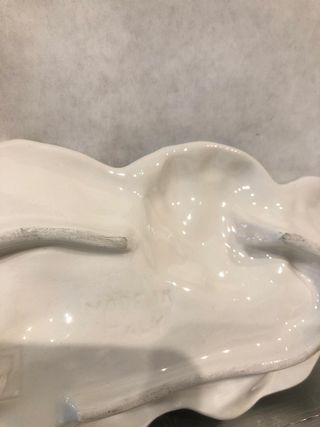 Ceramica appoggiafrutta dipinto cucina mensola cas