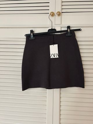 Falda punto zara