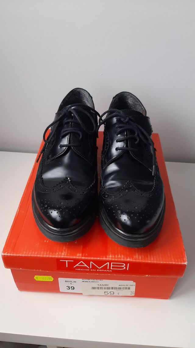 Zapatos estilo inglés T.39