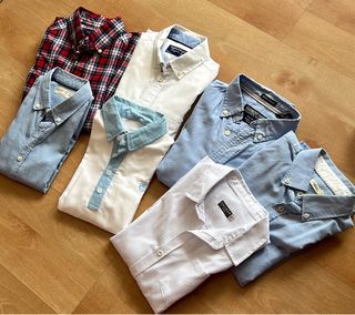 Lote de 7 camisas variadas