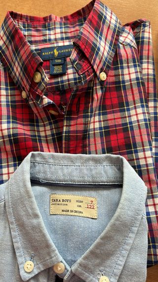 Lote de 7 camisas variadas