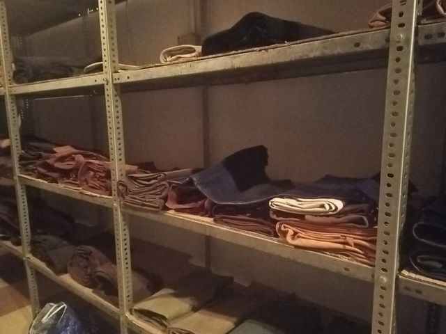 Pieles de cuero napa Ante d face.