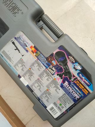 Telescopio Tele-Science 375x con maletín