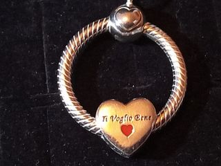 Collana Pandora argento S925 con pendente cuore