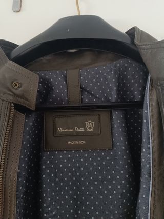 Chaqueta de cuero Massimo duty hombre